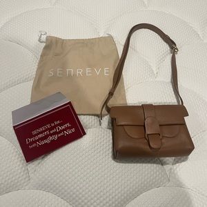 Senreve Aria Belt Bag in Pebbled Chestnut